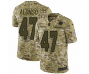 Men's Nike Miami Dolphins #47 Kiko Alonso Limited Camo 2018 Salute to Service NFL Jersey