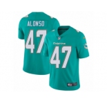 Men's Nike Miami Dolphins #47 Kiko Alonso Vapor Untouchable Limited Aqua Green Team Color NFL Jersey
