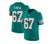 Men's Nike Miami Dolphins #67 Laremy Tunsil Vapor Untouchable Limited Aqua Green Alternate NFL Jersey