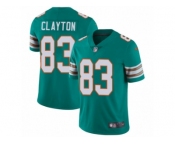 Men's Nike Miami Dolphins #83 Mark Clayton Vapor Untouchable Limited Aqua Green Alternate NFL Jersey