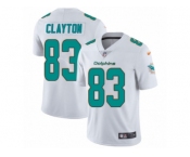 Men's Nike Miami Dolphins #83 Mark Clayton Vapor Untouchable Limited White NFL Jersey