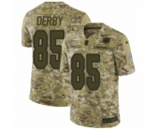 Men's Nike Miami Dolphins #85 A.J. Derby Limited Camo 2018 Salute to Service NFL Jersey