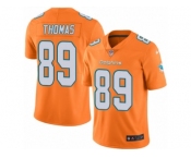 Men's Nike Miami Dolphins #89 Julius Thomas Limited Orange Rush NFL Jersey