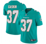 Nike Dolphins #37 Myles Gaskin Aqua Green Team Color Men's Stitched NFL Vapor Untouchable Limited Jersey