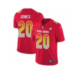 Nike Miami Dolphins #20 Reshad Jones Red Men Stitched NFL Limited AFC 2018 Pro Bowl Jersey