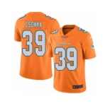 Nike Miami Dolphins #39 Larry Csonka Orange Men's Stitched NFL Limited Rush Jersey