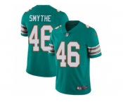 Nike Miami Dolphins #46 Durham Smythe Aqua Green Alternate Men Stitched NFL Vapor Untouchable Limited Jersey
