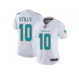 Women Nike Miami Dolphins #10 Kenny Stills White Stitched NFL Vapor Untouchable Limited Jersey