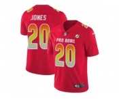 Women Nike Miami Dolphins #20 Reshad Jones Red Stitched NFL Limited AFC 2018 Pro Bowl Jersey