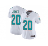 Women Nike Miami Dolphins #20 Reshad Jones White Stitched NFL Vapor Untouchable Limited Jersey