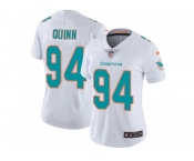 Women Nike Miami Dolphins #94 Robert Quinn White Stitched NFL Vapor Untouchable Limited Jersey