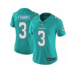 Women's Nike Miami Dolphins #3 Andrew Franks Vapor Untouchable Limited Aqua Green Team Color NFL Jersey