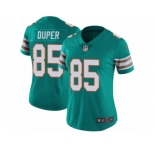 Women's Nike Miami Dolphins #85 Mark Duper Vapor Untouchable Limited Aqua Green Alternate NFL Jersey