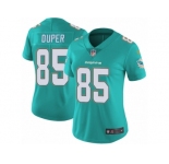 Women's Nike Miami Dolphins #85 Mark Duper Vapor Untouchable Limited Aqua Green Team Color NFL Jersey