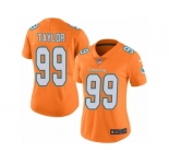 Women's Nike Miami Dolphins #99 Jason Taylor Limited Orange Rush NFL Jersey