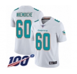 Youth Miami Dolphins #60 Robert Nkemdiche White Vapor Untouchable Limited Player 100th Season Football Jersey