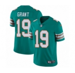 Youth Nike Miami Dolphins #19 Jakeem Grant Aqua Green Alternate Vapor Untouchable Limited Player NFL Jersey