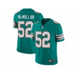 Youth Nike Miami Dolphins #52 Raekwon McMillan Vapor Untouchable Limited Aqua Green Alternate NFL Jersey