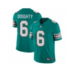 Youth Nike Miami Dolphins #6 Brandon Doughty Vapor Untouchable Limited Aqua Green Alternate NFL Jersey