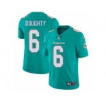 Youth Nike Miami Dolphins #6 Brandon Doughty Vapor Untouchable Limited Aqua Green Team Color NFL Jersey
