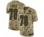 Youth Nike Miami Dolphins #78 Laremy Tunsil Limited Camo 2018 Salute to Service NFL Jersey