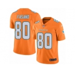 Youth Nike Miami Dolphins #80 Anthony Fasano Limited Orange Rush NFL Jersey
