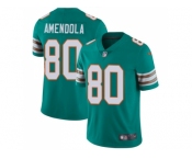Youth Nike Miami Dolphins #80 Danny Amendola Aqua Green Alternate Stitched NFL Vapor Untouchable Limited Jersey