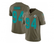 Youth Nike Miami Dolphins #94 Robert Quinn Olive Stitched NFL Limited 2017 Salute to Service Jersey