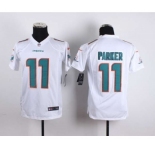 nike youth nfl jerseys miami dolphins #11 parker white[nike][parker]