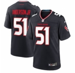 Men's Houston Texans #51 Will Anderson Jr. Nike Navy Game Jersey