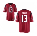 Men's Nike Houston Texans #13 Braxton Miller Game Red Alternate NFL Jersey