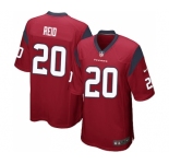 Men's Nike Houston Texans #20 Justin Reid Game Red Alternate NFL Jersey