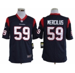 nike nfl jerseys houston texans #59 mercilus blue[mercilus][game]
