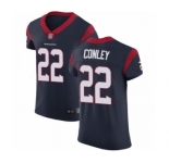 Men's Houston Texans #22 Gareon Conley Navy Blue Team Color Vapor Untouchable Elite Player Football Jersey