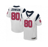 Men's Nike Houston Texans #80 Andre Johnson Elite White NFL Jersey