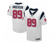 Men's Nike Houston Texans #89 Stephen Anderson Elite White NFL Jersey