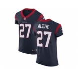 Nike Houston Texans #27 Jose Altuve Navy Blue Team Color Men Stitched NFL Vapor Untouchable Elite Jersey