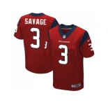 Nike Houston Texans #3 Tom Savage Red Alternate Men's Stitched NFL Elite Jersey