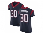 Nike Houston Texans #30 Kevin Johnson Navy Blue Team Color Men Stitched NFL Vapor Untouchable Elite Jerse