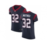 Nike Houston Texans #32 Tyrann Mathieu Navy Blue Team Color Men Stitched NFL Vapor Untouchable Elite Jersey