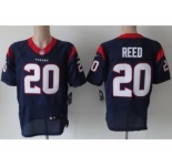 nike nfl jerseys houston texans #20 ed reed dk.blue[Elite]