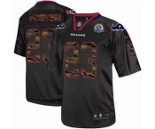 nike nfl jerseys houston texans #23 foster black[camo fashion Elite 50th Patch]