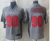 nike nfl jerseys houston texans #90 clowney grey[Elite vapor][clowney]