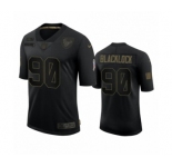 Houston Texans #90 Ross Blacklock Black 2020 Salute to Service Limited Jersey