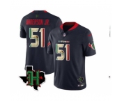 Men Houston Texans #51 Will Anderson Jr F U S E Mexican Vapor Limited Stitched Football Jersey