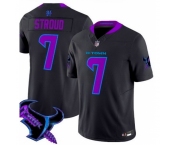 Men Houston Texans #7 C J Stroud Black F U S E 2025 2025 DJ SCREW Vapor Limited Stitched Football Jersey