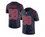 Men Nike Houston Texans #98 D.J. Reader Limited Navy Blue Rush Vapor Untouchable NFL Jersey