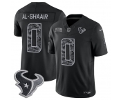 Men's Houston Texans #0 Azeez Al-Shaair Black F.U.S.E. 2026 Salute to Service Limited Football Stitched Jersey