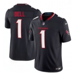 Men's Houston Texans #1 Tank Dell Navy 2nd Alternate 2026 F.U.S.E. Vapor Limited Football Stitched Jersey