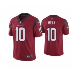 Men's Houston Texans #10 Davis Mills Red Vapor Untouchable Limited Stitched Jersey